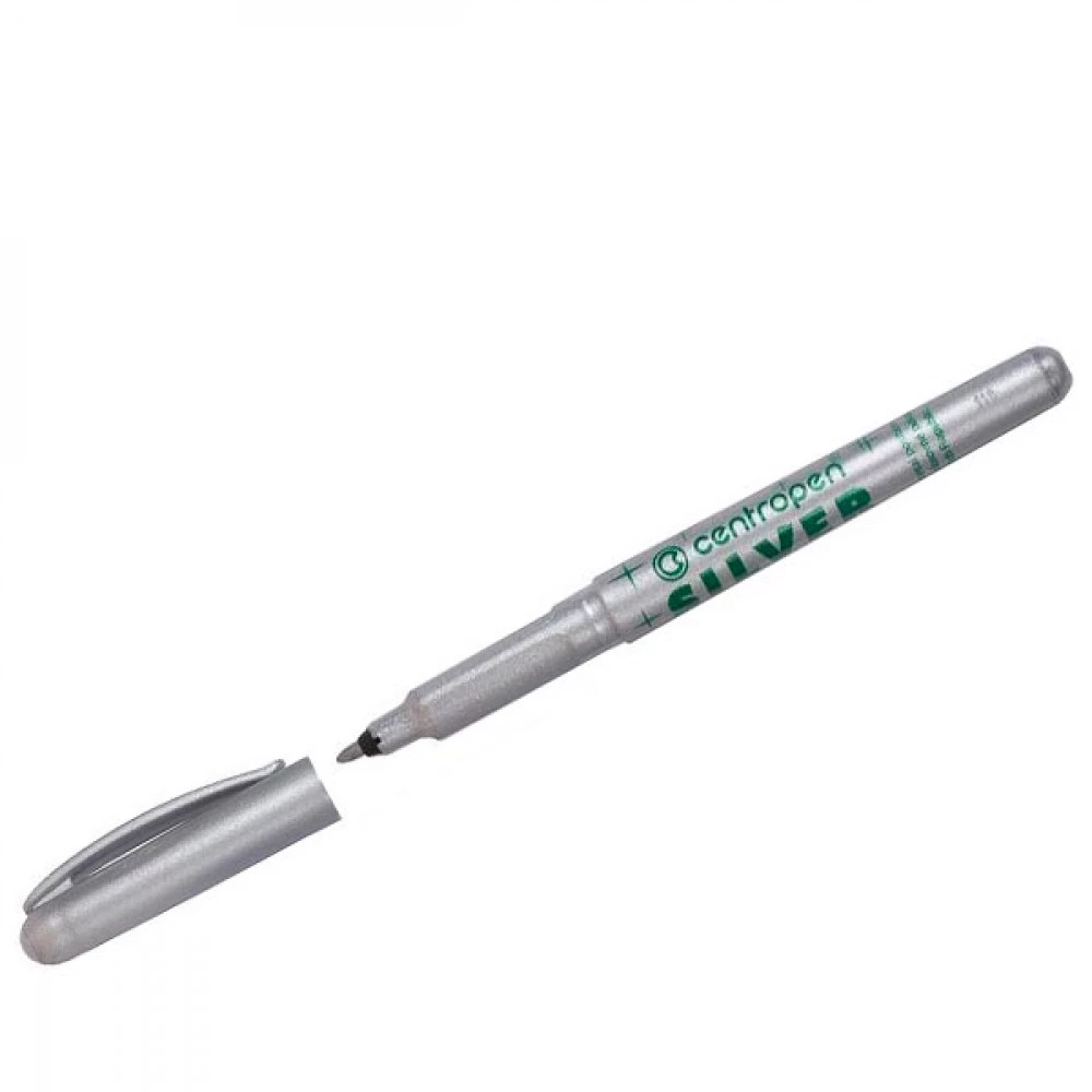 Маркер "Centropen" 2670 перманетний срібло 1 мм