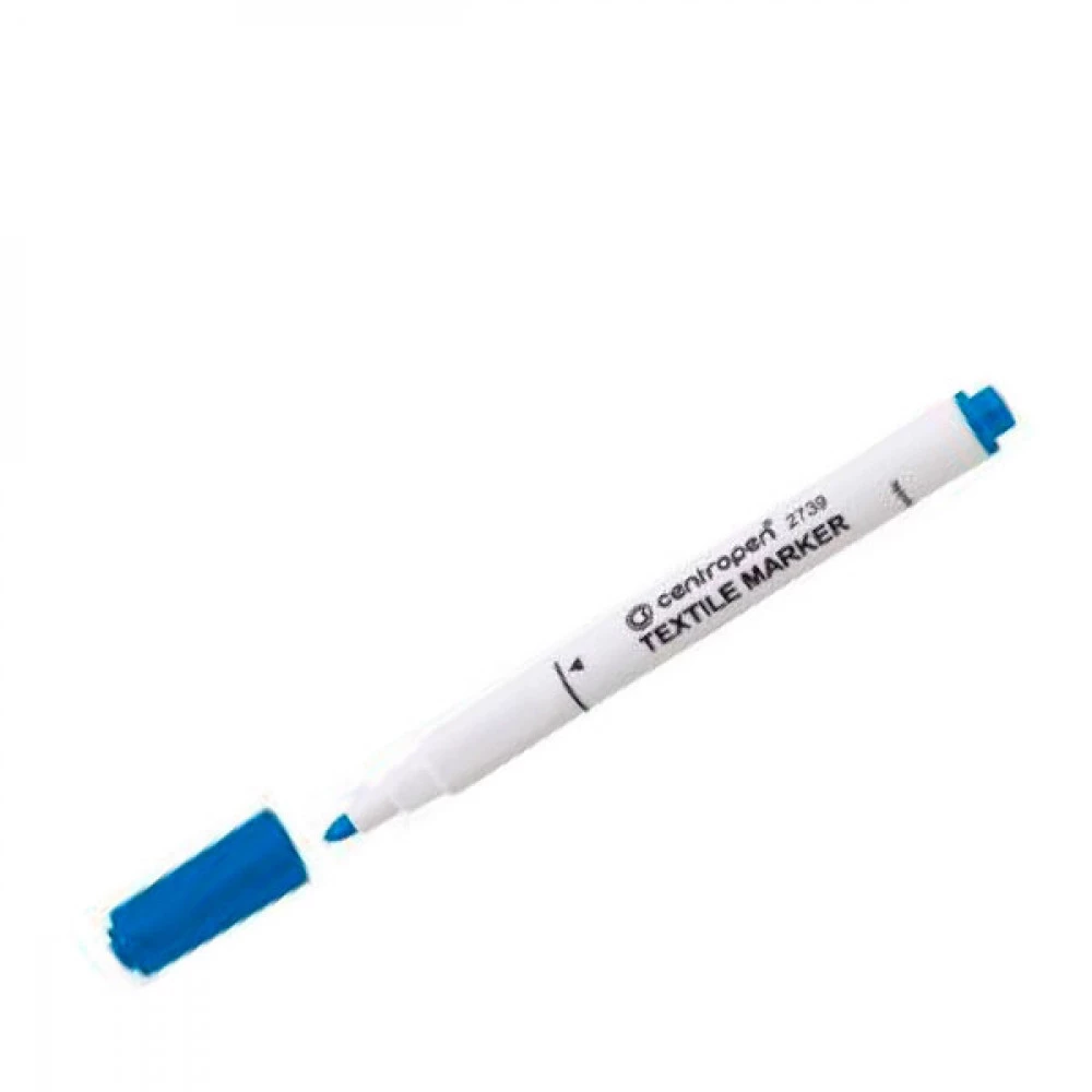 Маркер "Centropen" 2739 для текстилю синій