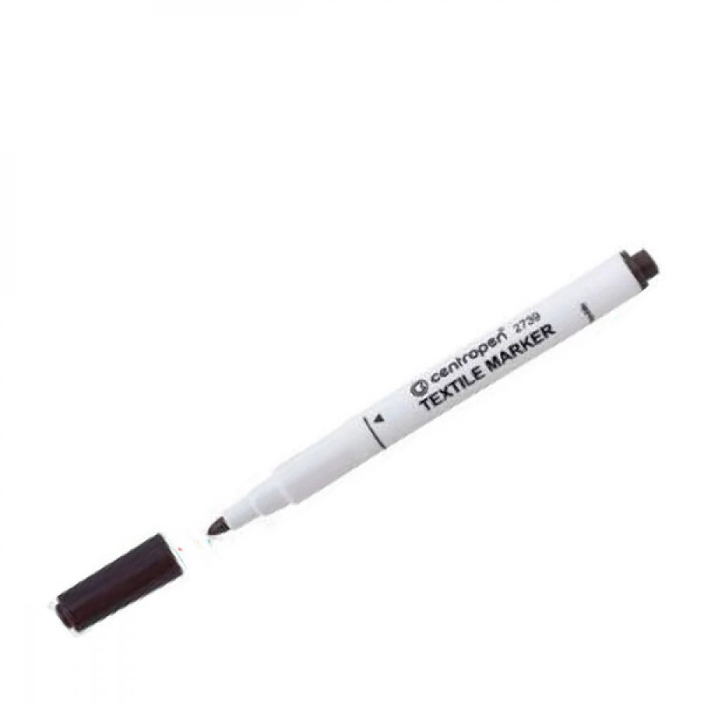 Маркер "Centropen" 2739 для текстилю чорний