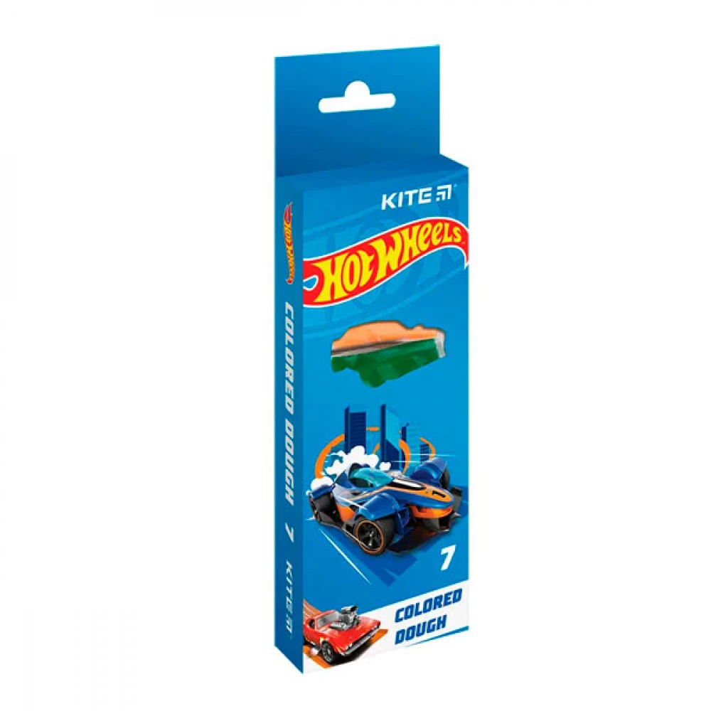 Тісто для ліплення Kite НW23-136 Hot Wheels 7 кольорів