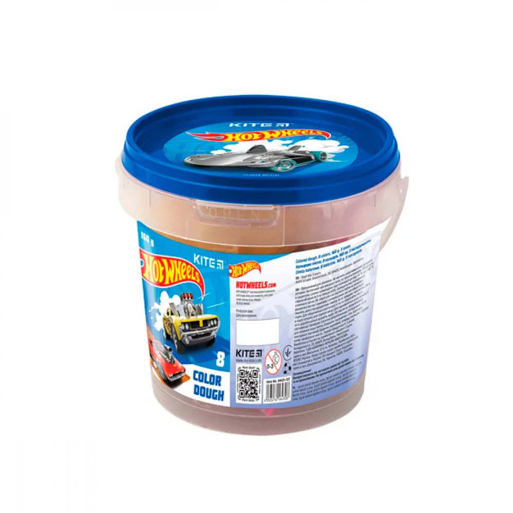 Тісто для ліплення Kite HW23-137 Hot Wheels 8 кольорів (+ 2 форми + стек
