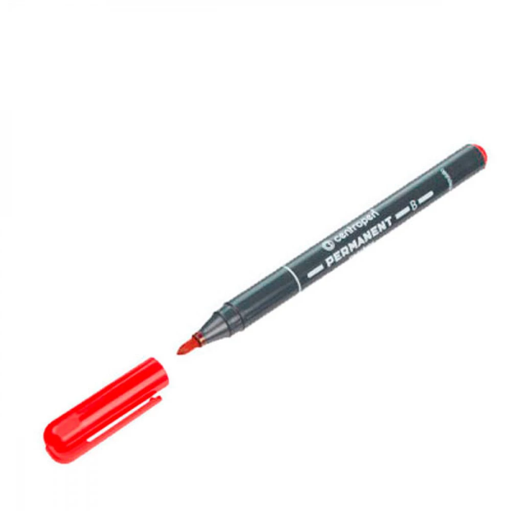 Маркер "Centropen" 2836 перманентний 2 мм червоний