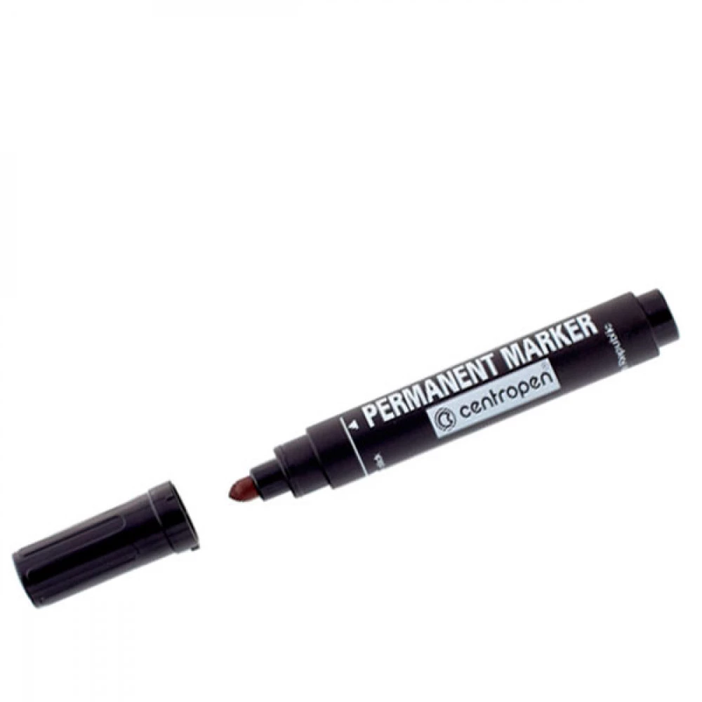 Маркер Centropen 8566 кр. перманентний чорний
