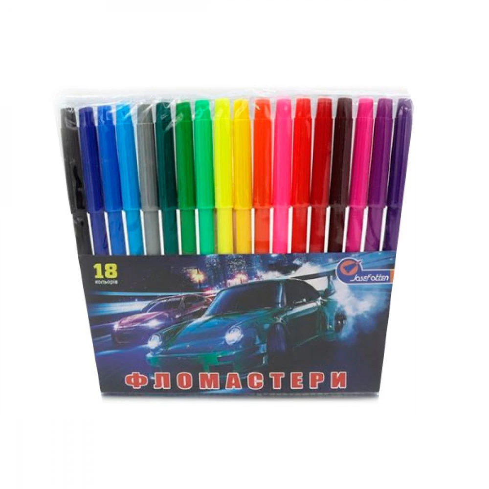 Фломастери 18 кольорів J.Otten 828-18 LW Дрифт