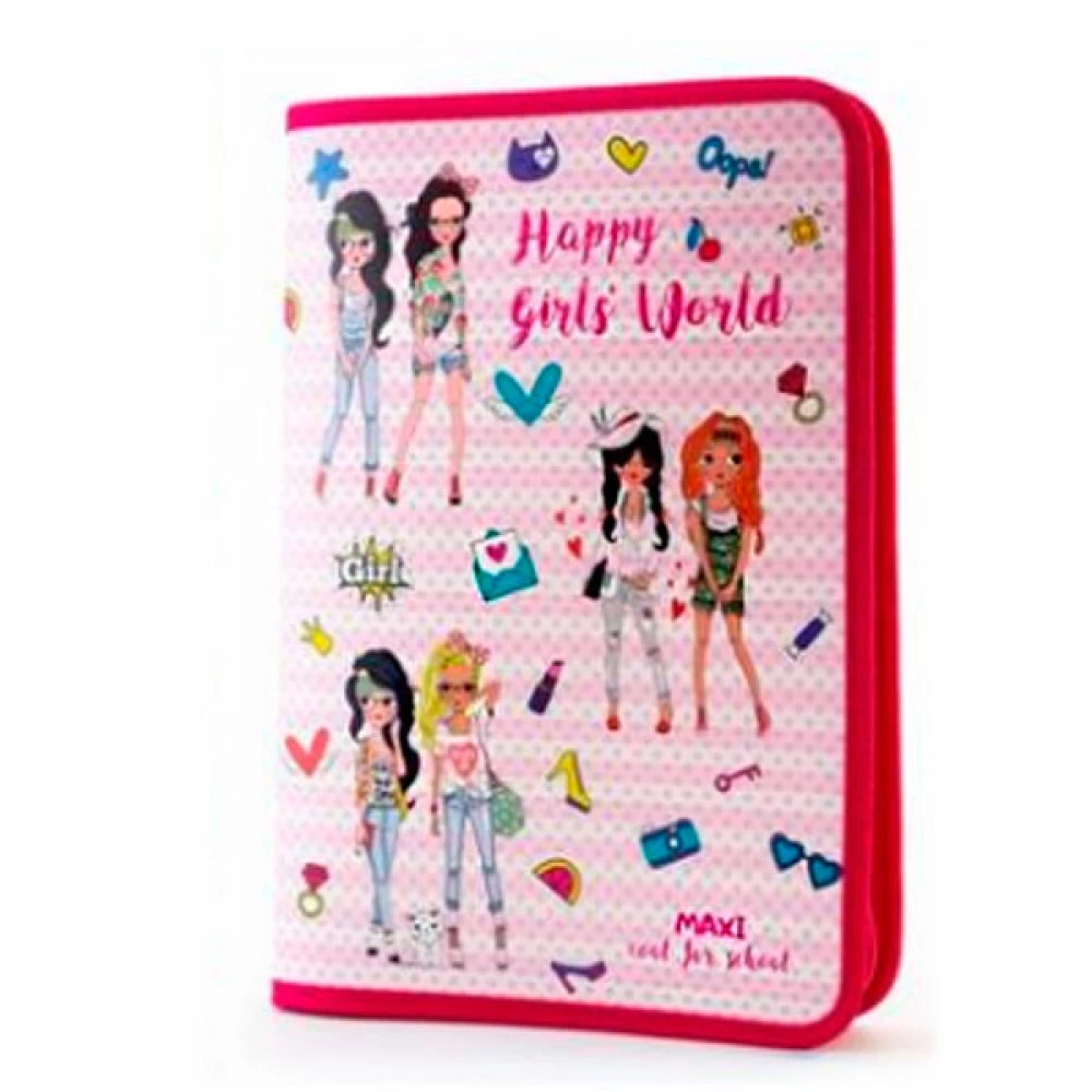 Папка пластикова А4 MAXI MX32022 на блискавці