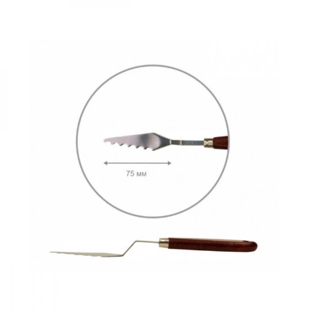 Мастихін "Rosa" № 6 хвилястий 7,5 см