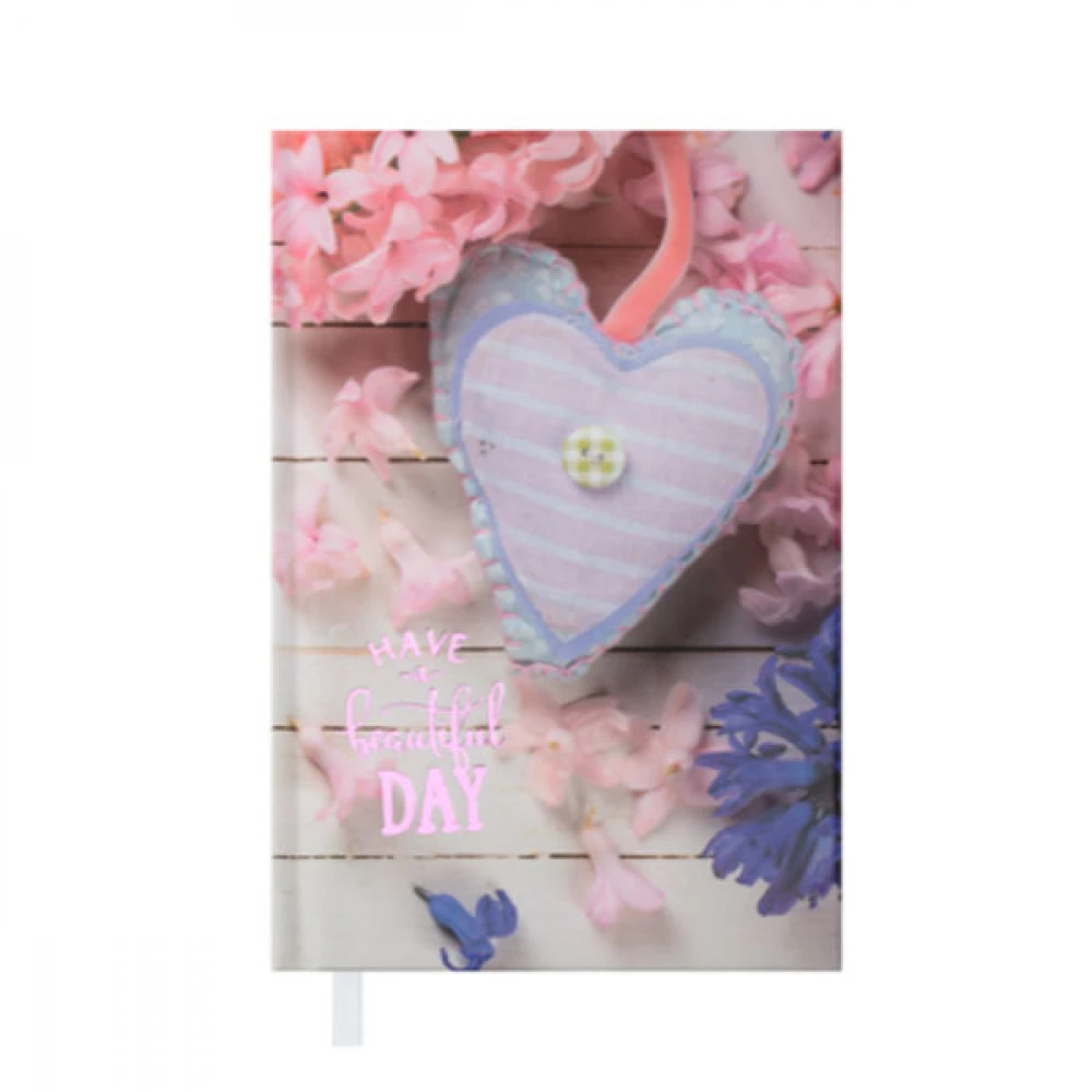 Щоденник недатований А6 лінія BuroMax ROMANTIC BM2624-26 фіолетовий