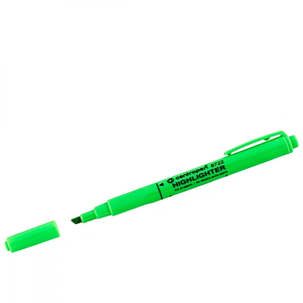 Маркер "Centropen" 8722 Fax текстовий, 1-4 мм зелений