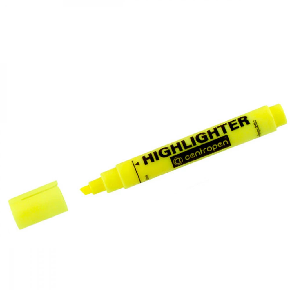 Маркер Centropen 8852 Fax текстовий 1-4,6 мм жовтий