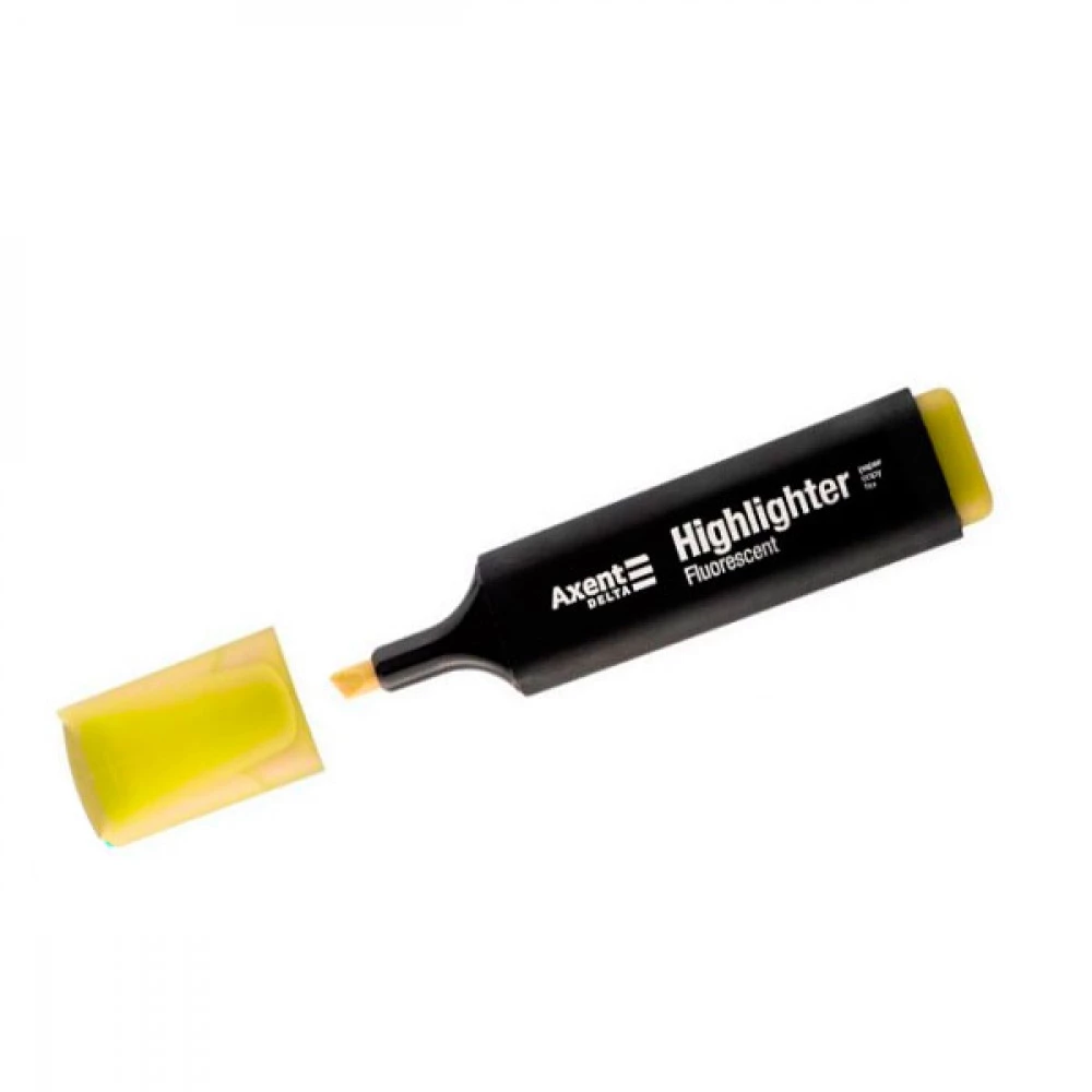Маркер Аxent/D Highlighter 2501-08 текстовий жовтий