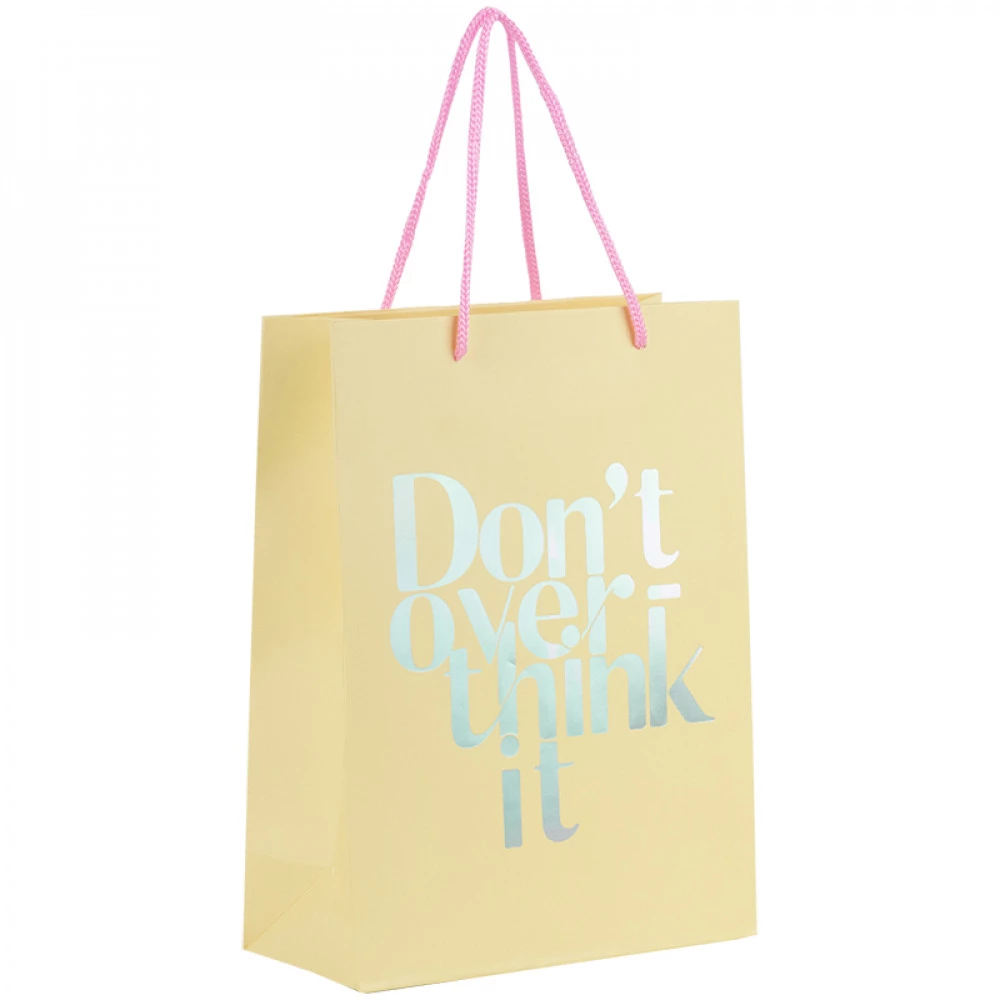 Пакет подарунковий 18х24см Axent 8501-30-А Don't overthink it