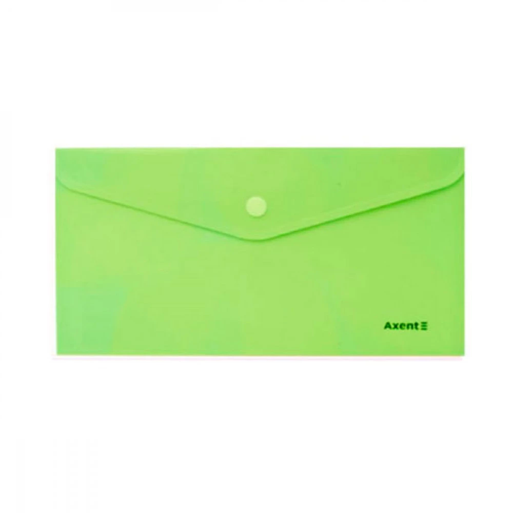 Папка - пластикова конверт DL Axent 1414-09 Pastelini на кнопці неом'ятна