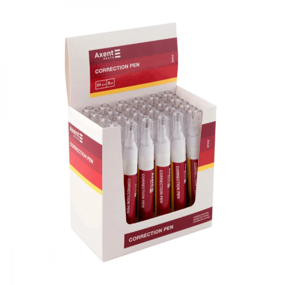 Ручка-коректор Axent D7012 металевий наконечник 8 мл