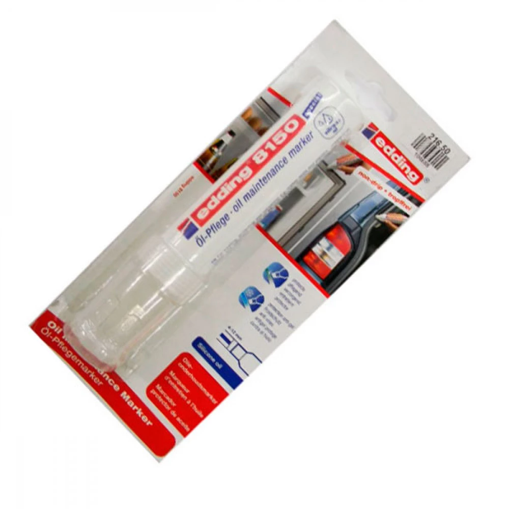 Маркер "Edding" 8150 для догляду за гумовою поверхнею прозорий.