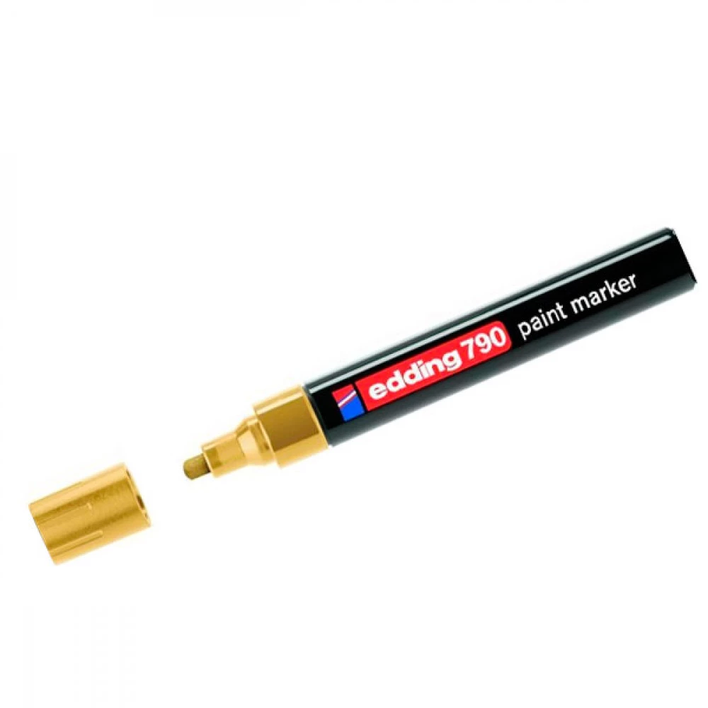 Маркер "Edding" e-790 перманентний золотий