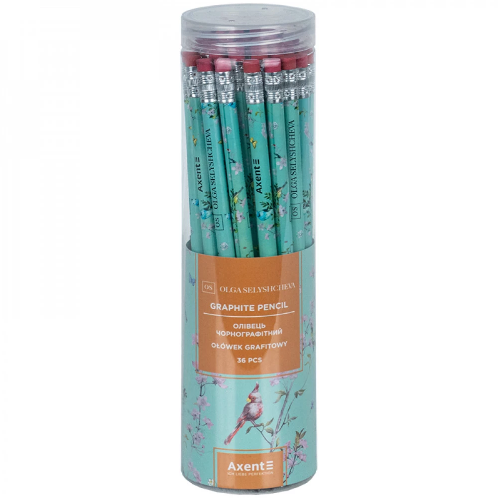Олівець простий Axent 9009-26 Spring HB