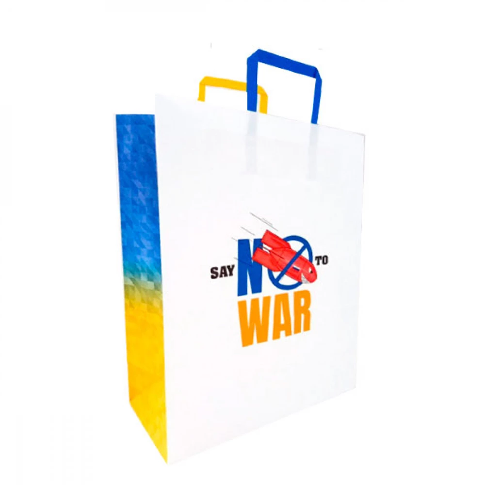 Пакет подарунковий 32х15х42 KGB324215-28 NO WAR